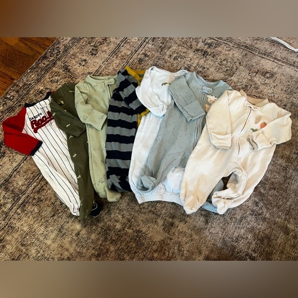 Carter's Other - Carter’s 7-Piece Pajama Bundle 3Months